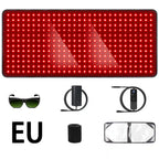 406Pcs Leds Red Light Heating Larger Size Pad 660Nm Waist Back Shoulder Muscle Pain Yoga Mat Relief Relax Infrared Light 850Nm