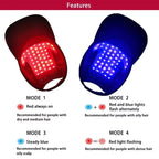 Hot Sale Hair Regrowth Machine 48Leds Red and Blue Light Hat Full Scalp Treatment Therapy Cap for Hair Loss Therapy Hat