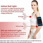 Red Light Pad, 660Nm Red Light and 850Nm Near-Infrared Light Pad,To Alleviate Muscle Tired Throughout the Body